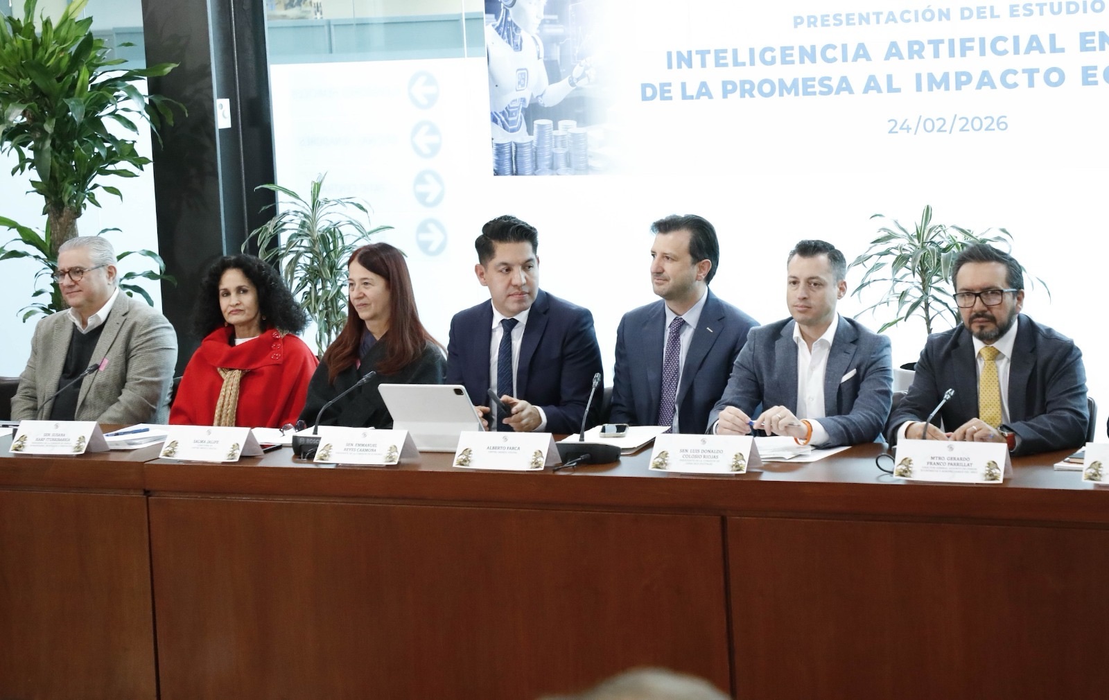 Presentan en Senado estudio “Inteligencia Artificial en México” y urgen reforma para detonar beneficios